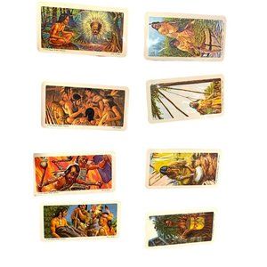 Brooke Bond Red Rose Tea Cards Lot of 9 Indians of Canada 1970s